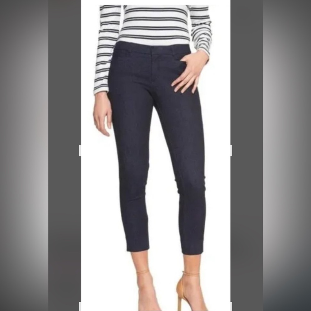 Banana Republic Cropped dark wash cropped jean